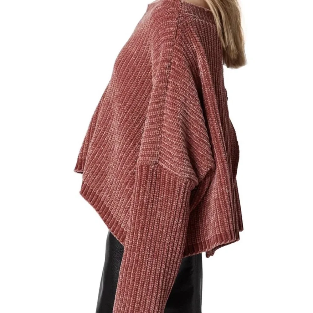 Blank NYC Revolve Sweater Chenille Knit Pink- S - Picture 4 of 9